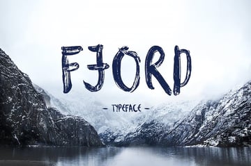 fjord brush font